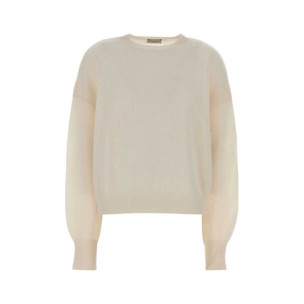 Le Kasha Women Ivory Cashmere Modena Sweater